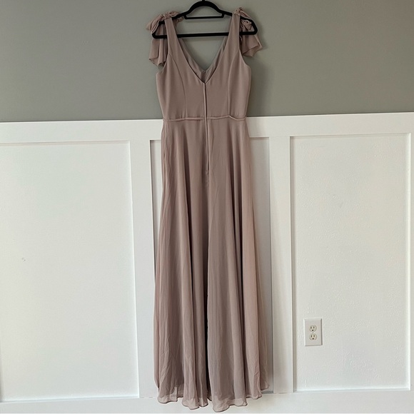 NWT Kennedy Blue Leah Bridesmaid Dress in Latte - Picture 5 of 10